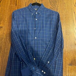 Original Penguin Navy Checkered Men's Shirt